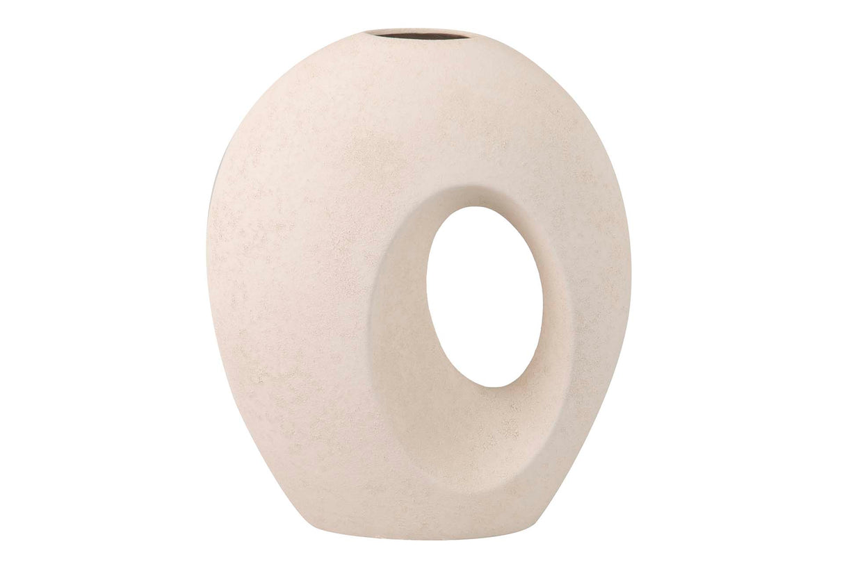 FLORERO CERAMICA BLANCO 29x16x35 CM