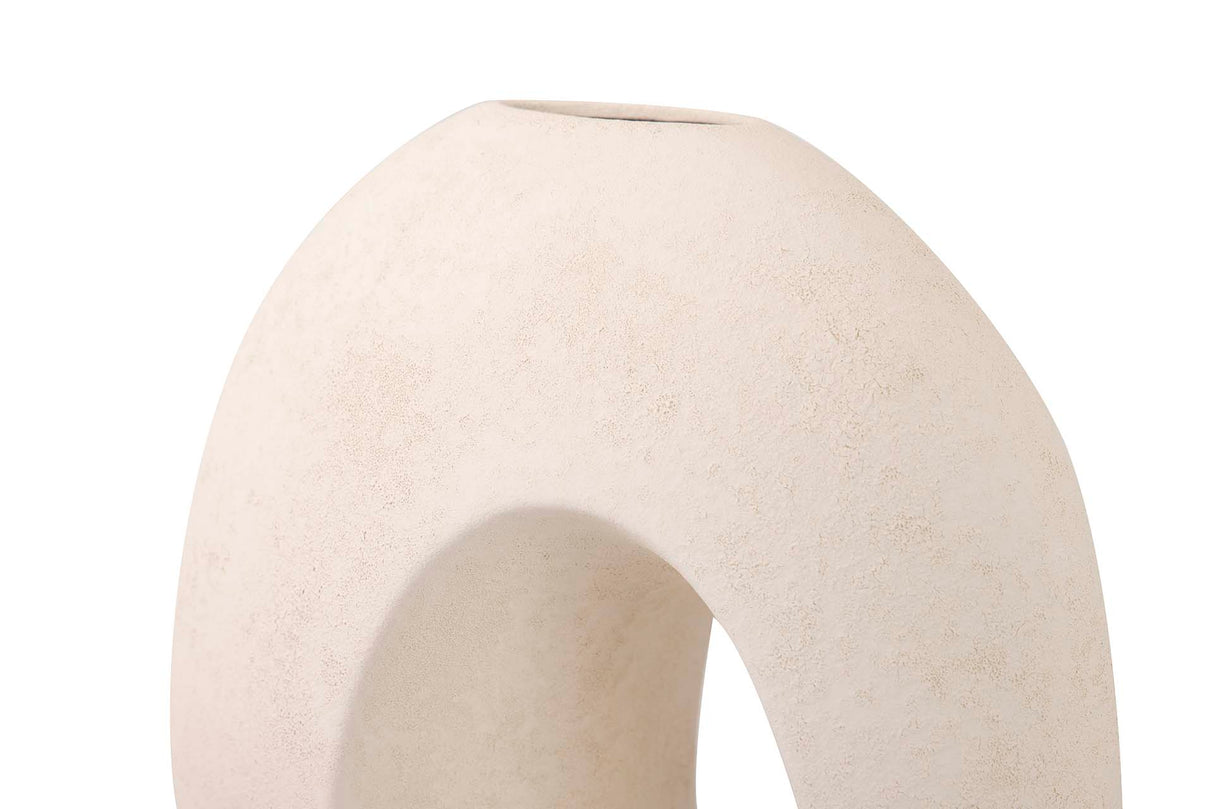 FLORERO CERAMICA BLANCO 29x16x35 CM