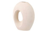 FLORERO CERAMICA BLANCO 29x16x35 CM
