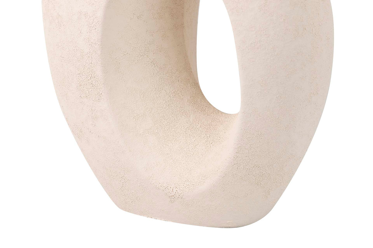 FLORERO CERAMICA BLANCO 23x12x26 CM