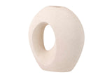 FLORERO CERAMICA BLANCO 23x12x26 CM