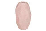 Vaso de cerâmica rosa 27x27x48 cm