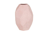 Vaso de cerâmica rosa 25x25x36 cm