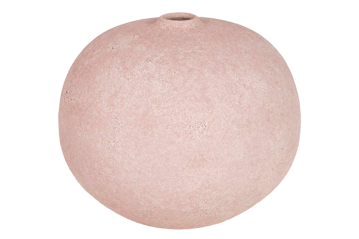 Vaso de cerâmica rosa 28x28x25 cm