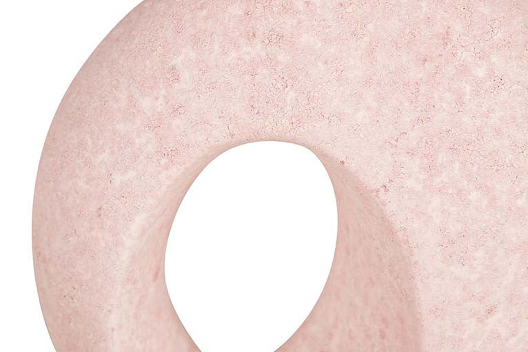 Florer de cerâmica rosa 23x12x26 cm