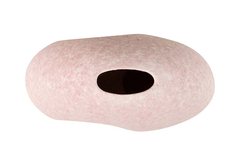 Florer de cerâmica rosa 23x12x26 cm
