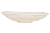 CENTRO DE MESA CERAMICA BEIGE 40x23x8 CM