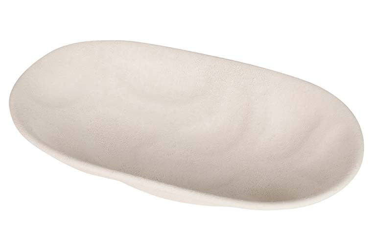 Centre de céramique beige 40x23x8 cm