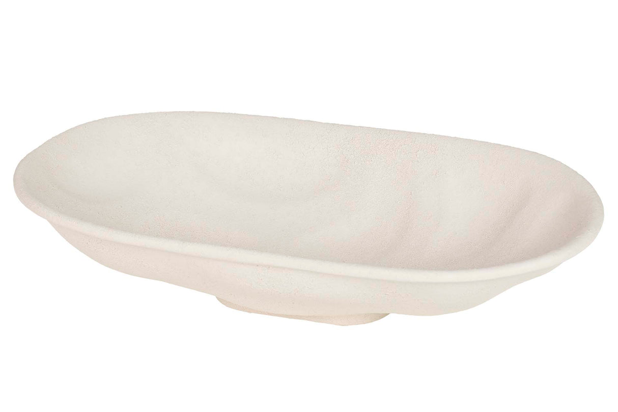 Centre de céramique beige 40x23x8 cm