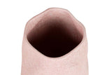 Vaso de cerâmica rosa 19x19x36 cm