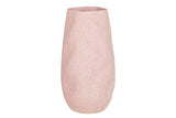 Vaso de cerâmica rosa 19x19x36 cm