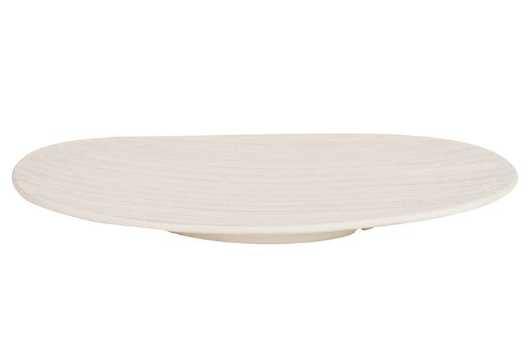 Centre en céramique beige 39x25x4 cm