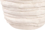Floe céramique beige 23x23x29 cm