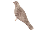 PAJARO CERAMICA MARRON 24x10x20 CM