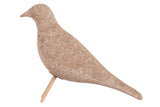 PAJARO CERAMICA MARRON 24x10x20 CM
