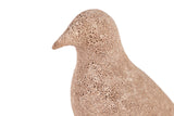 PAJARO CERAMICA MARRON 24x10x20 CM