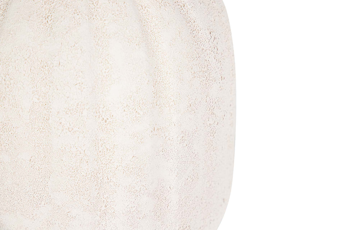 FLORERO CERAMICA BEIGE 15x15x32 CM