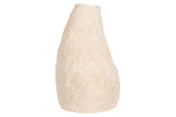 FLORERO CERAMICA BEIGE 19x19x31 CM
