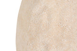FLORERO CERAMICA BEIGE 19x19x31 CM