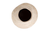 FLORERO CERAMICA BEIGE 19x19x31 CM