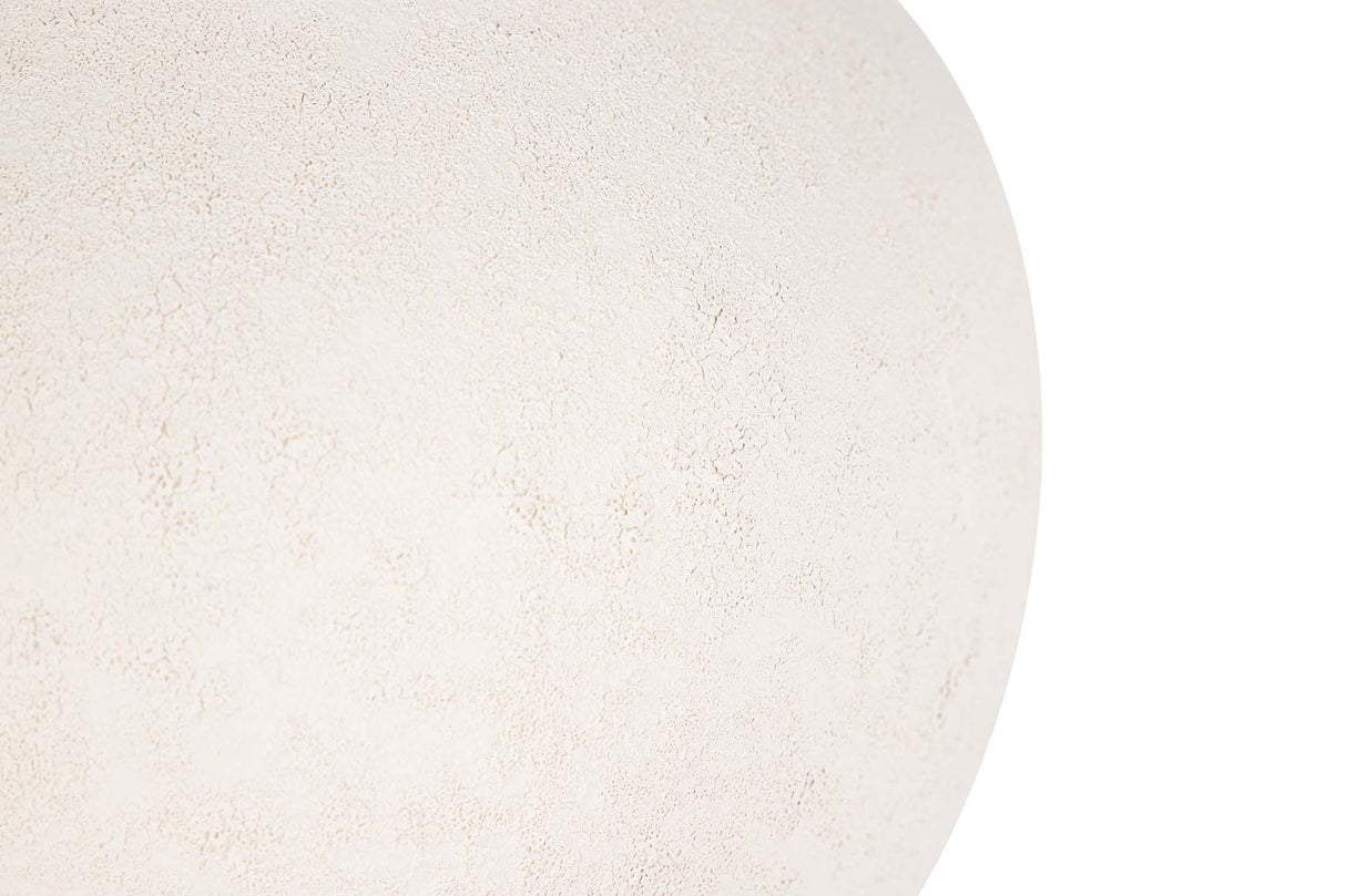 FLORERO CERAMICA BEIGE 22x22x35 CM