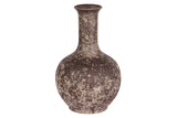 FLORERO CERAMICA MARRON 22x22x35 CM