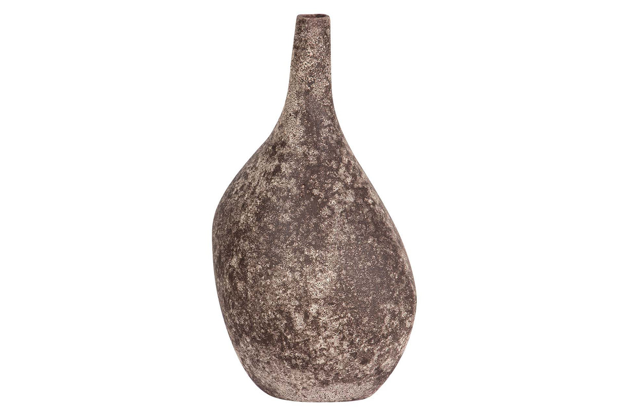 FLORERO CERAMICA MARRON 25x20x42 CM