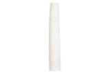 FLORERO CERAMICA BEIGE 8x8x45 CM