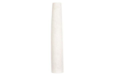 FLORERO CERAMICA BEIGE 8x8x45 CM