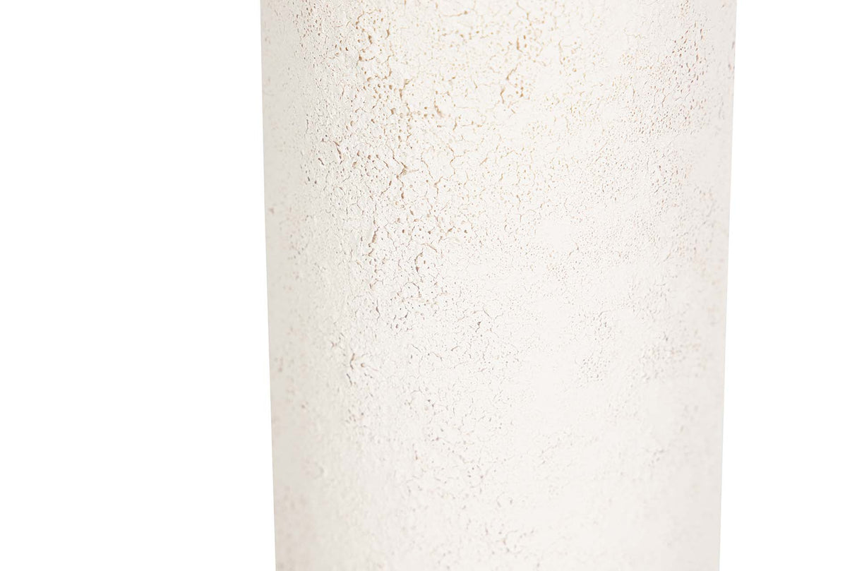 FLORERO CERAMICA BEIGE 8x8x45 CM