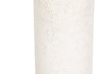 FLORERO CERAMICA BEIGE 8x8x45 CM