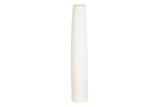 FLORERO CERAMICA BEIGE 8x8x45 CM