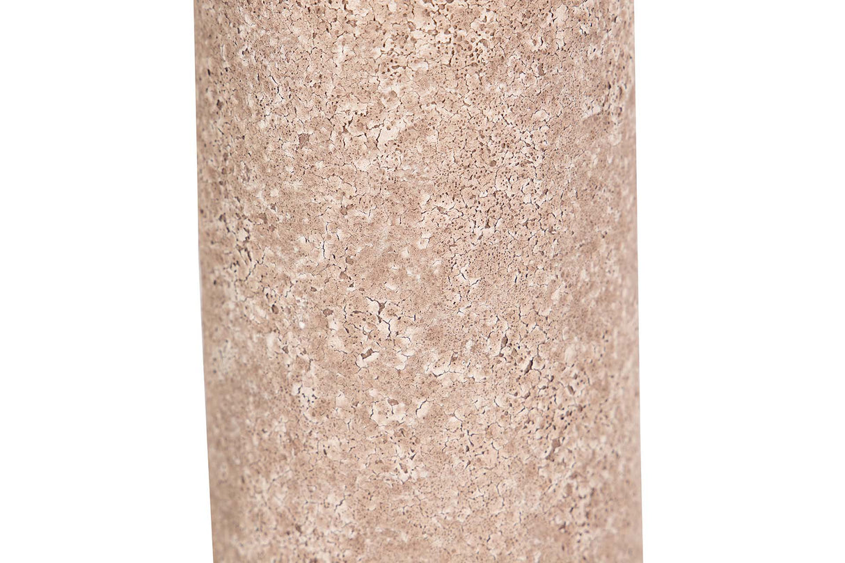 FLORERO CERAMICA MARRON 8x8x45 CM