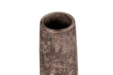 FLORERO CERAMICA MARRON 8x8x45 CM