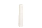 FLORERO CERAMICA BEIGE 8x8x35 CM