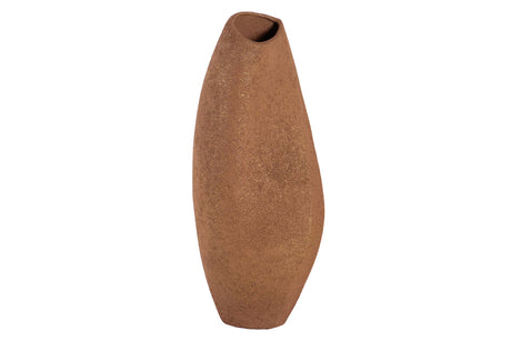 JARRON CERAMICA MARRON 18x18x45 CM