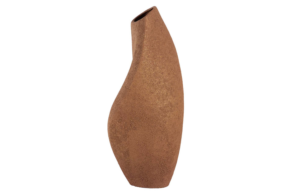 JARRON CERAMICA MARRON 18x18x45 CM