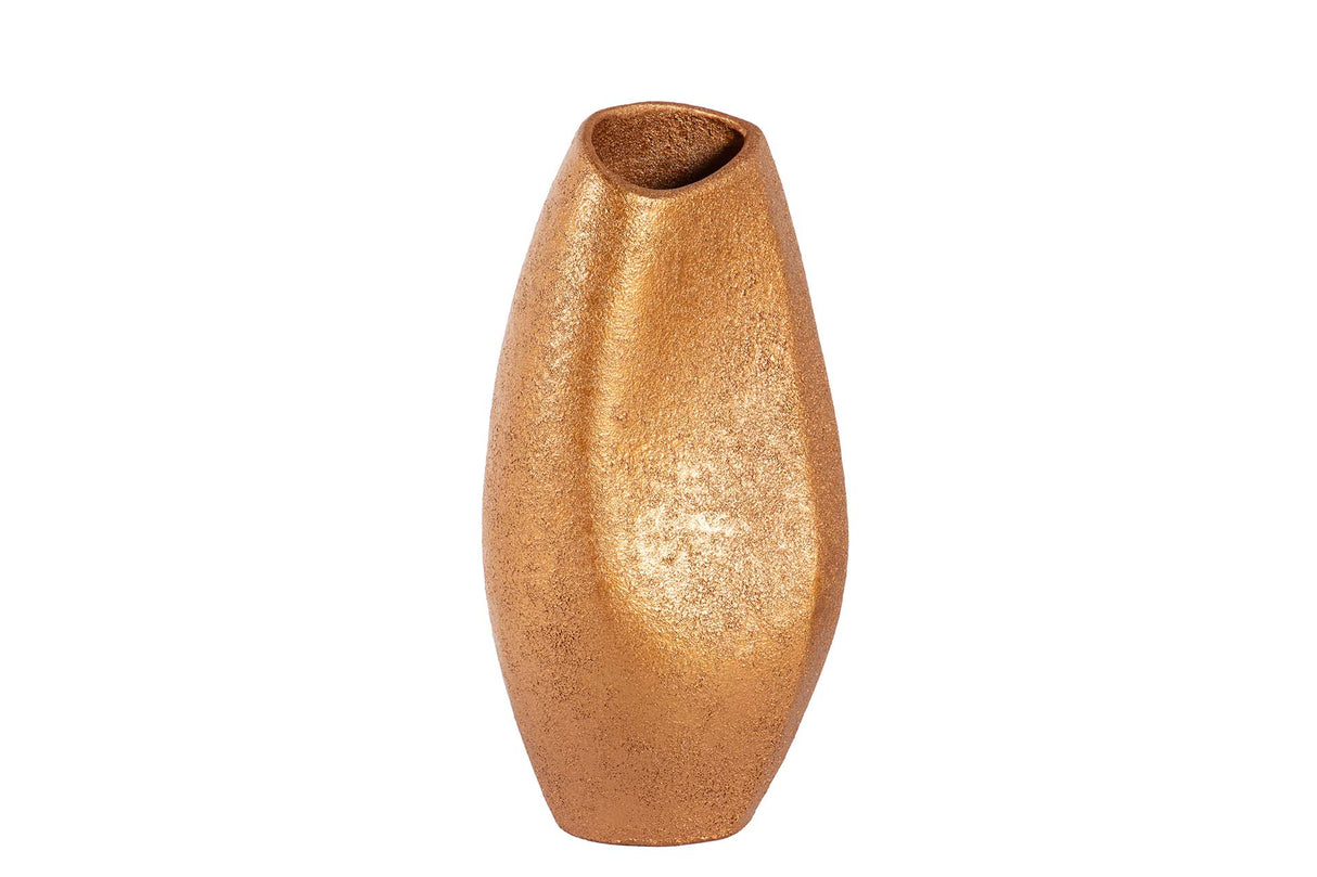 JARRON CERAMICA MARRON 16x16x35 CM