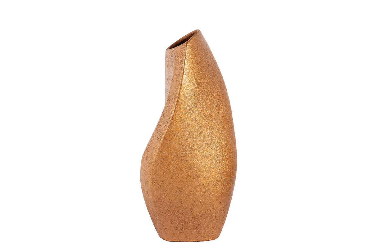 JARRON CERAMICA MARRON 16x16x35 CM