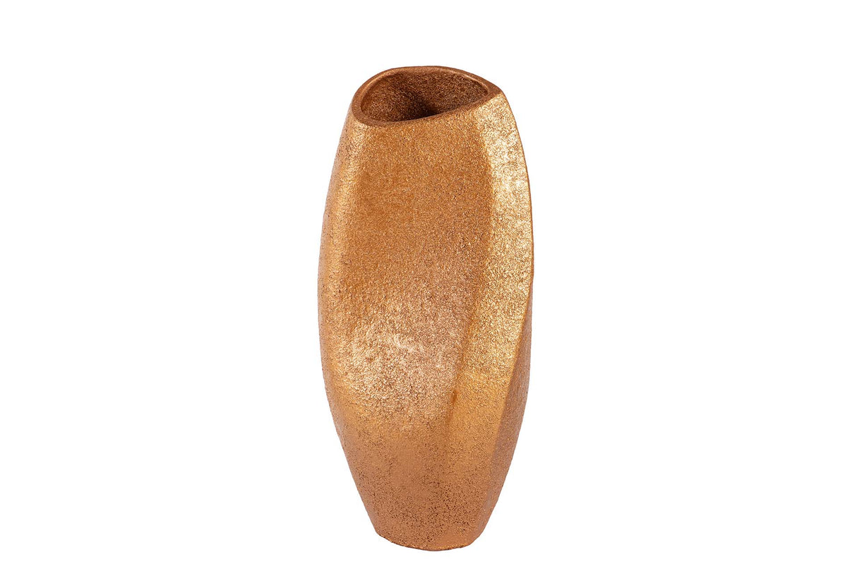 JARRON CERAMICA MARRON 16x16x35 CM