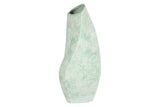 FLORERO CERAMICA VERDE 18x18x45 CM