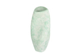 FLORERO CERAMICA VERDE 16x16x35 CM