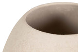 FLORERO CERAMICA GRIS 26x26x37 CM