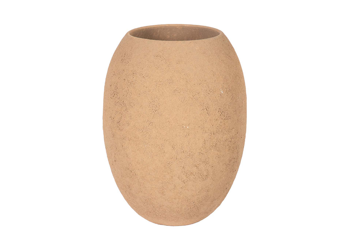 JARRON CERAMICA MARRON 21x21x28 CM