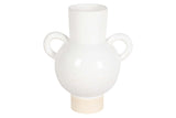 FLORERO CERAMICA BEIGE 22x16x26 CM
