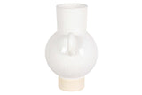 FLORERO CERAMICA BEIGE 22x16x26 CM