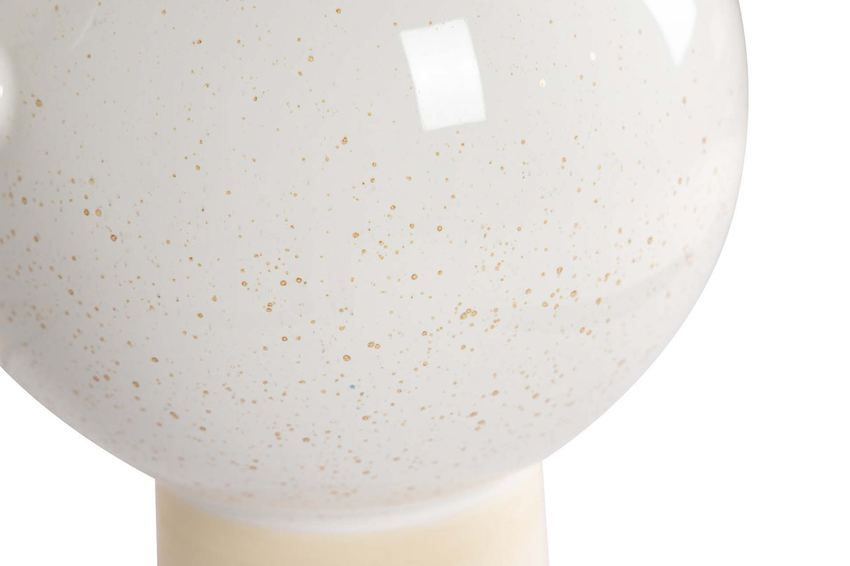 FLORERO CERAMICA BEIGE 22x16x26 CM