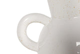 FLORERO CERAMICA BEIGE 22x16x26 CM