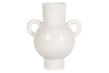 FLORERO CERAMICA BLANCO 22x16x26 CM