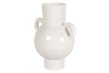 FLORERO CERAMICA BLANCO 22x16x26 CM